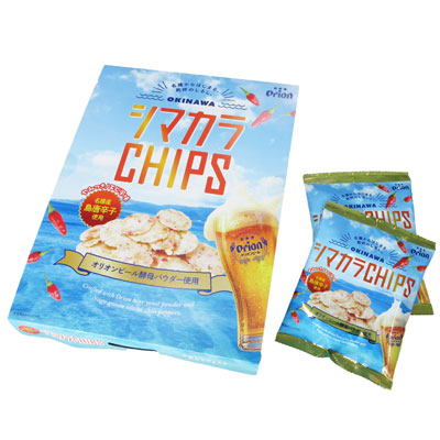 ＯKINAWA シマカラCHIPS 【箱】 16ｇ×8袋