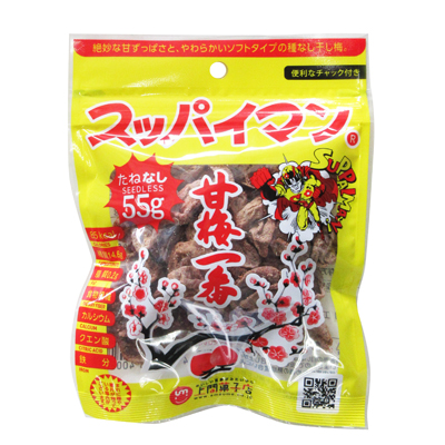 ｽｯﾊﾟｲﾏﾝ 甘梅一番 たねなし 55ｇ