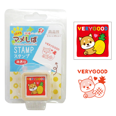スタンプ　マメしば　パイナップル (VERY GOOD)