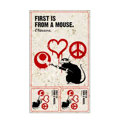 沖縄ｽﾃｯｶｰ 壁画 マウス