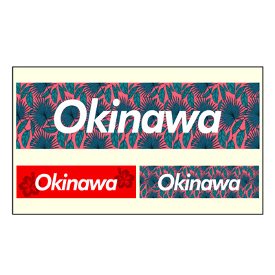 沖縄ｽﾃｯｶｰ OKINAWAリーフ