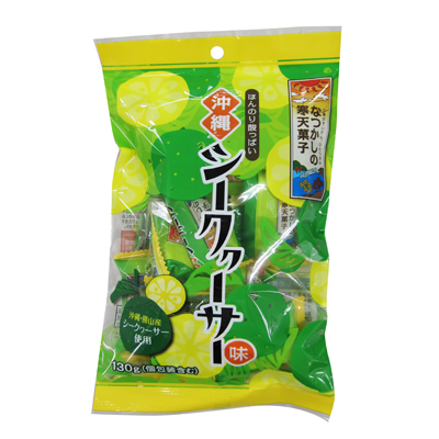 なつかしの寒天菓子 シークヮーサー味
