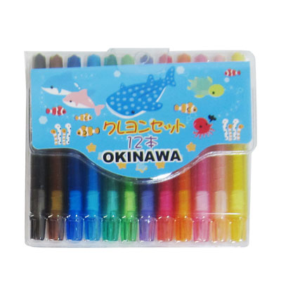 クレヨンセット OKINAWA海柄 12P
