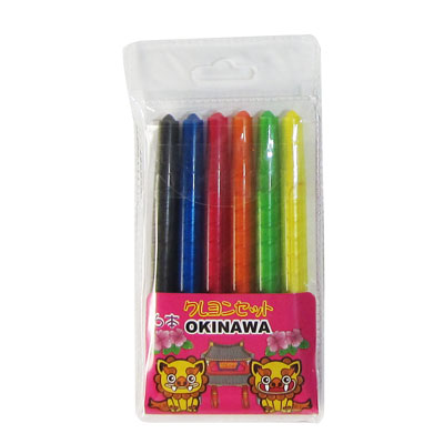 クレヨンセット OKINAWA獅子 6P