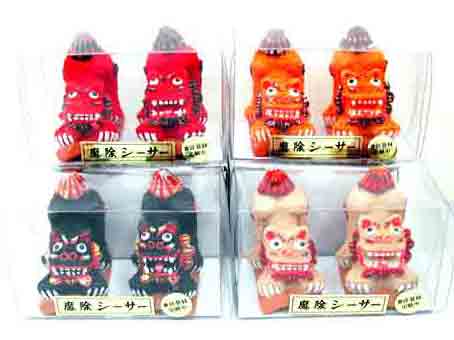 瓦獅子4cmｴﾝﾋﾞ　正面