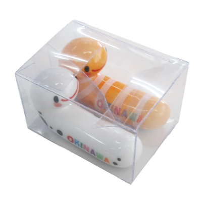 箸置　ニシキアナゴとチンアナゴ (PVCｹｰｽ入)