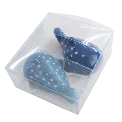 箸置　ジンベエザメ ２個セット (PVCｹｰｽ入)