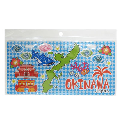 メタルプレート　沖縄マップ (082644)