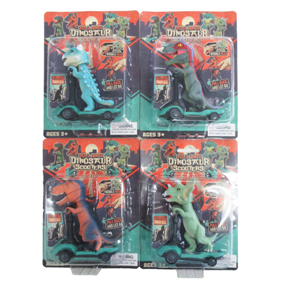 プルバック ダイナソースクーター 4種ｱｿｰﾄ(201-691)