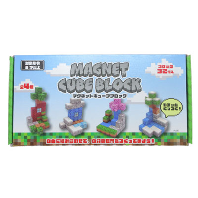 マグネットキューブ ブロック　4種アソート (209-202)