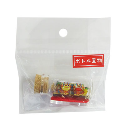 シーサーミニボトル置物　星砂入り (R6201)