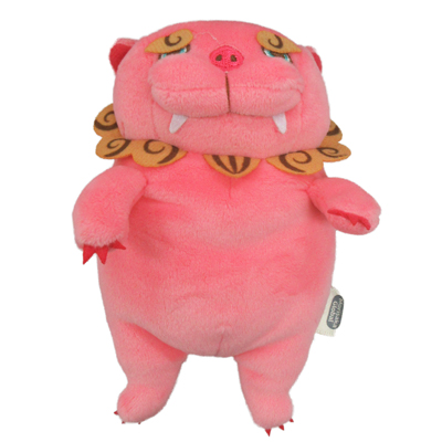 もちシーサー　ピンク(mini)ボールチェーン