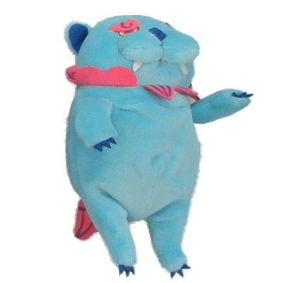 もちシーサー　ライトブルー(mini)ボールチェーン