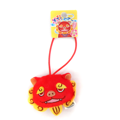 もちシーサー フェイスマスコット　赤