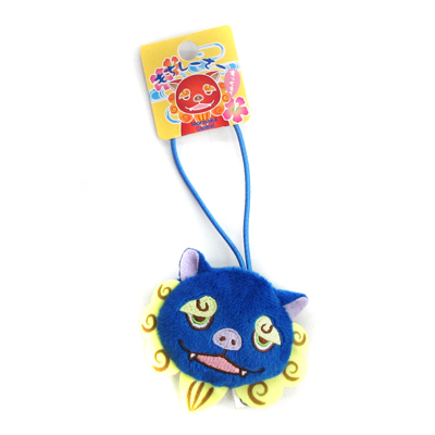 もちシーサー フェイスマスコット　青