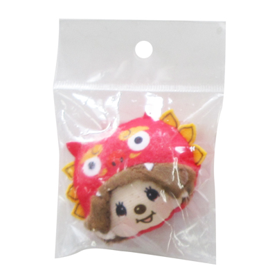 モンチッチ フェイス マグネット　シーサーレッド