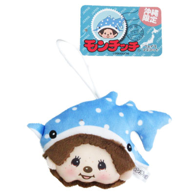 66234モンチッチ ﾌｪｲｽﾏｽｺｯﾄ　沖縄限定 ジンベエザメ