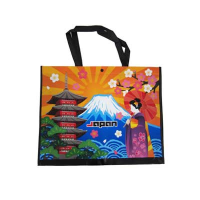 不織布おみやげバッグJAPAN五重塔
